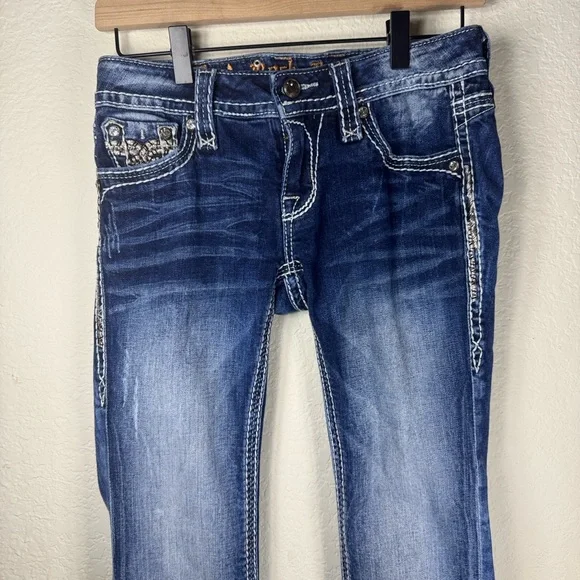 Rock Revival Betty boot Women's Dark Blue Boot Cut Jeans - Picture 9 of 16